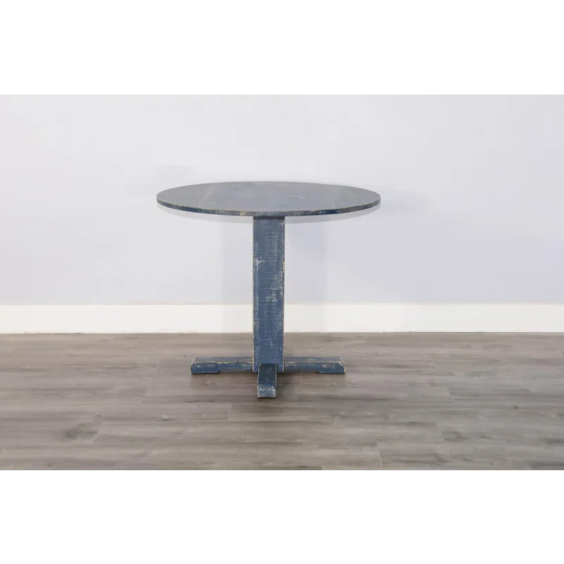 MARINA Ocean Blue Drop Leaf Table