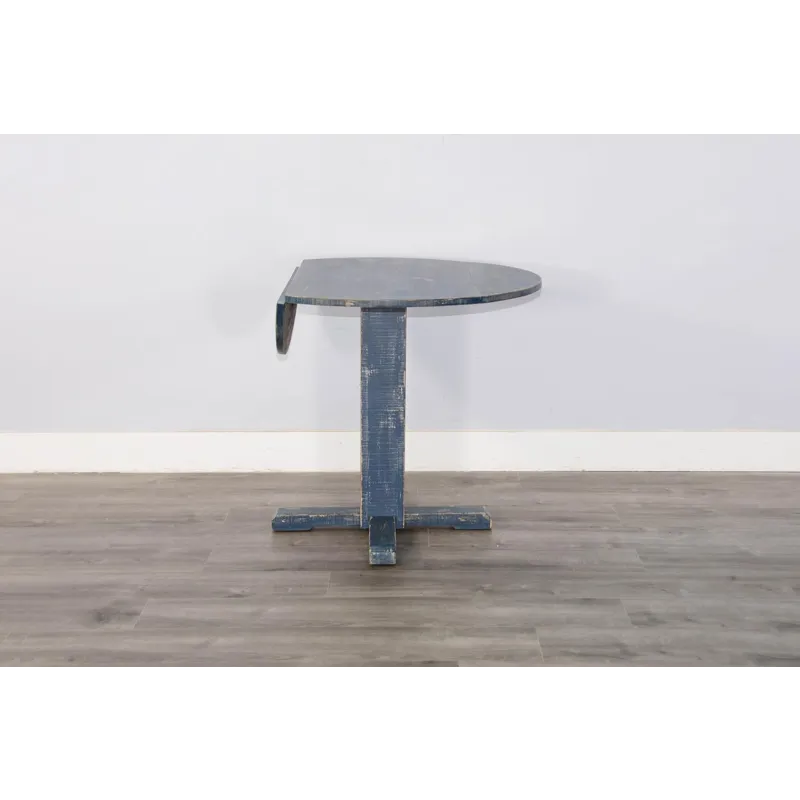 MARINA Ocean Blue Drop Leaf Table