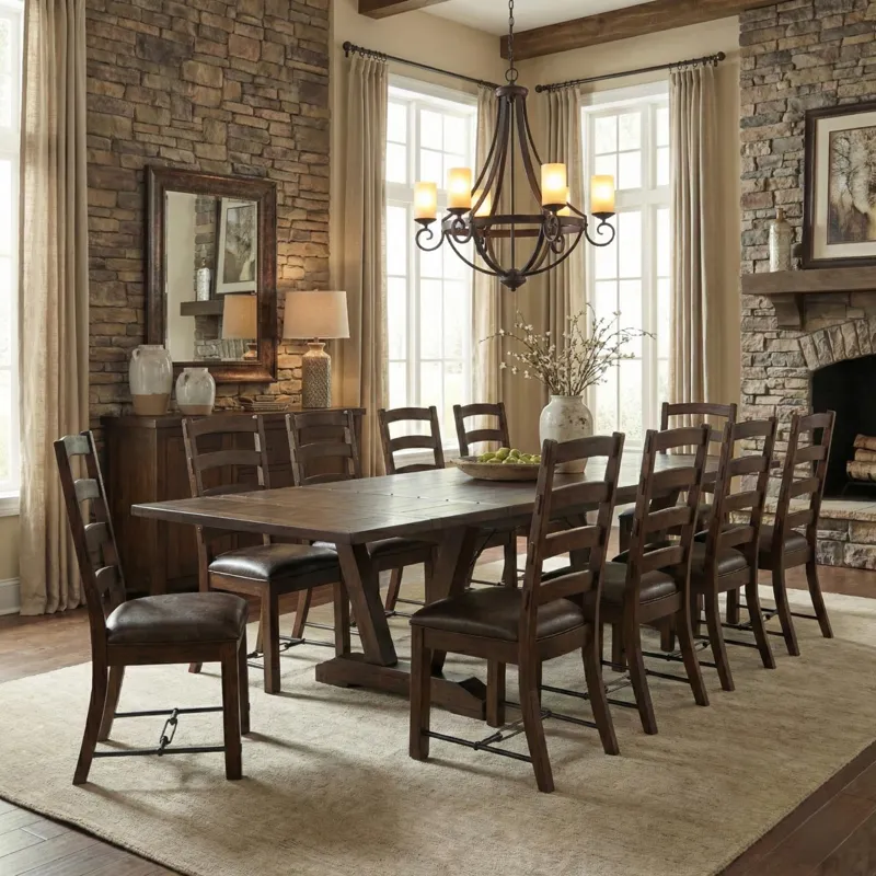Homestead Ext. Table w/ Folding Leaves