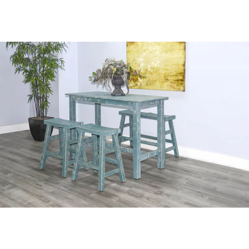 Marina Sea Grass 24"H Bench, 9" Wood Seat