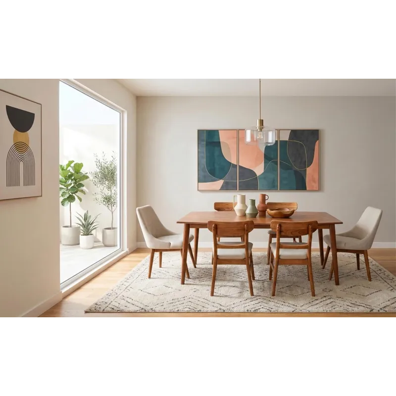 AMERICAN MODERN Chair w/ Cushion Seat & Back