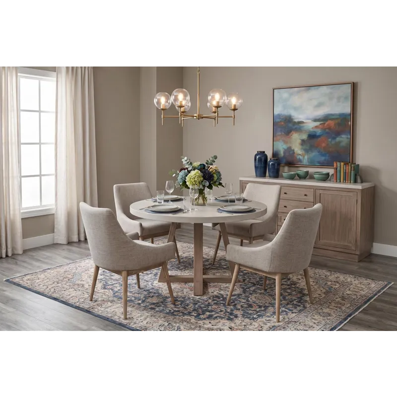 Evy Ladderback Dining Chair, Cushion Seat