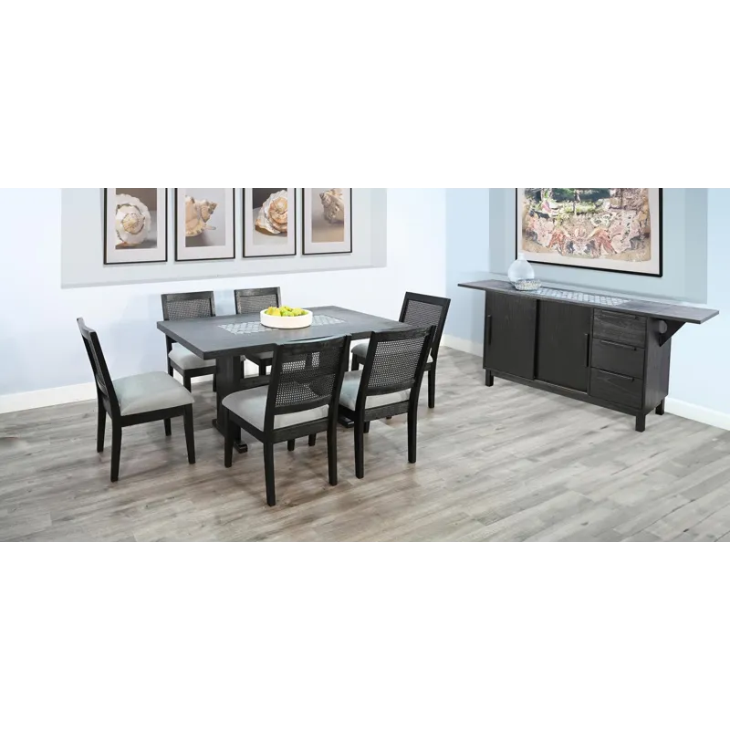 Geovanni Dining Table w/ Tile Insert