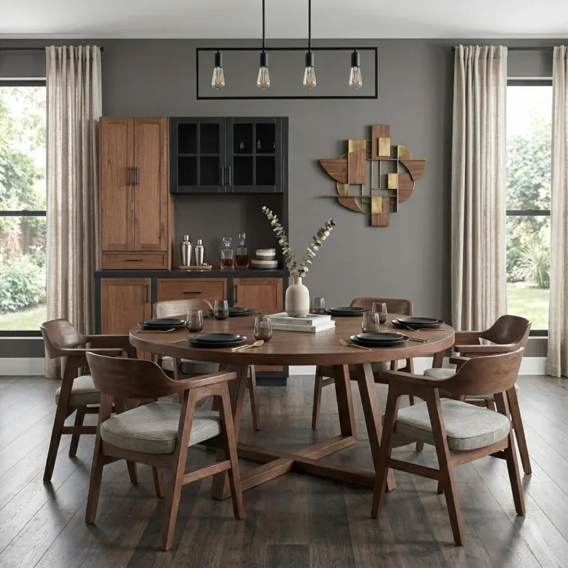 Mia Large Round Dining Table