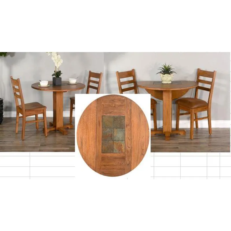 Sedona Drop Leaf Table w/ Slate