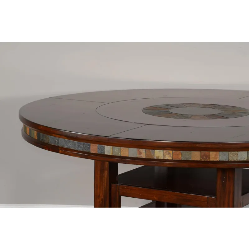 Santa Fe 60"R Table w/ Lazy Susan