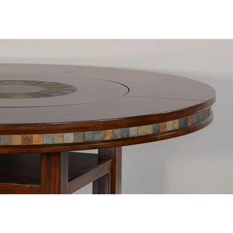 Santa Fe 60"R Table w/ Lazy Susan