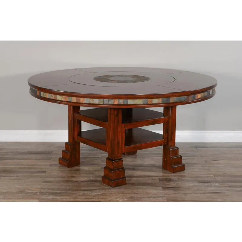 Santa Fe 60"R Table w/ Lazy Susan