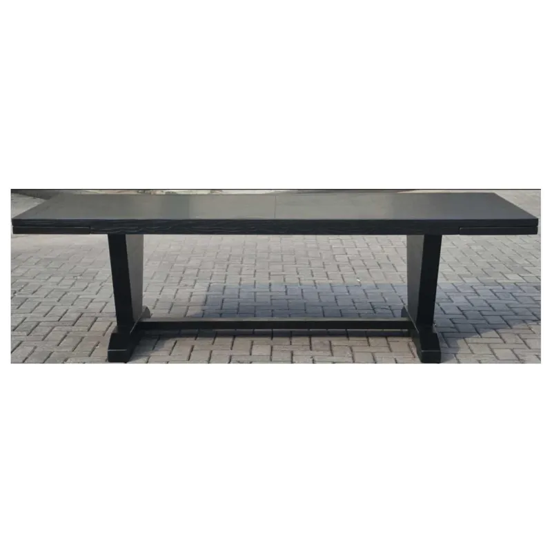 Uptown Dining Table w/Leaves and Herringbone