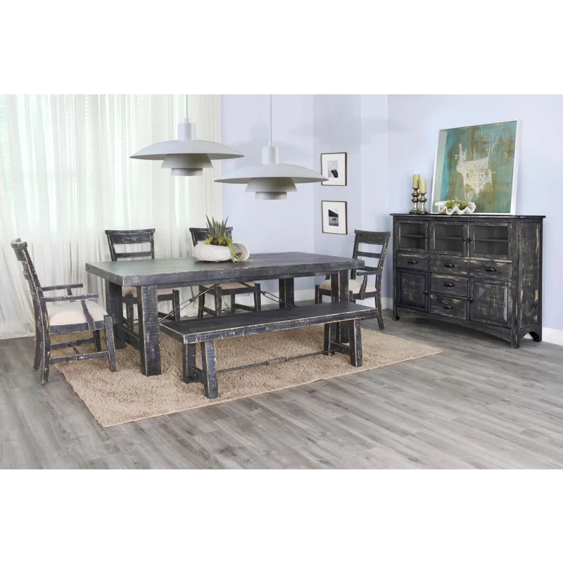 MARINA Black Sand Extension Table
