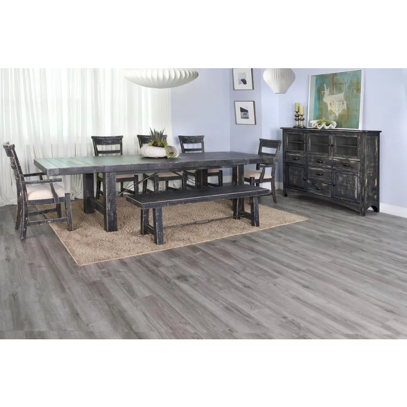 MARINA Black Sand Extension Table