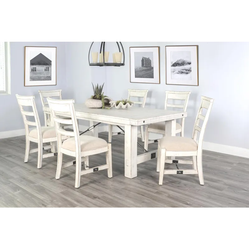 MARINA White Sand Extension Table