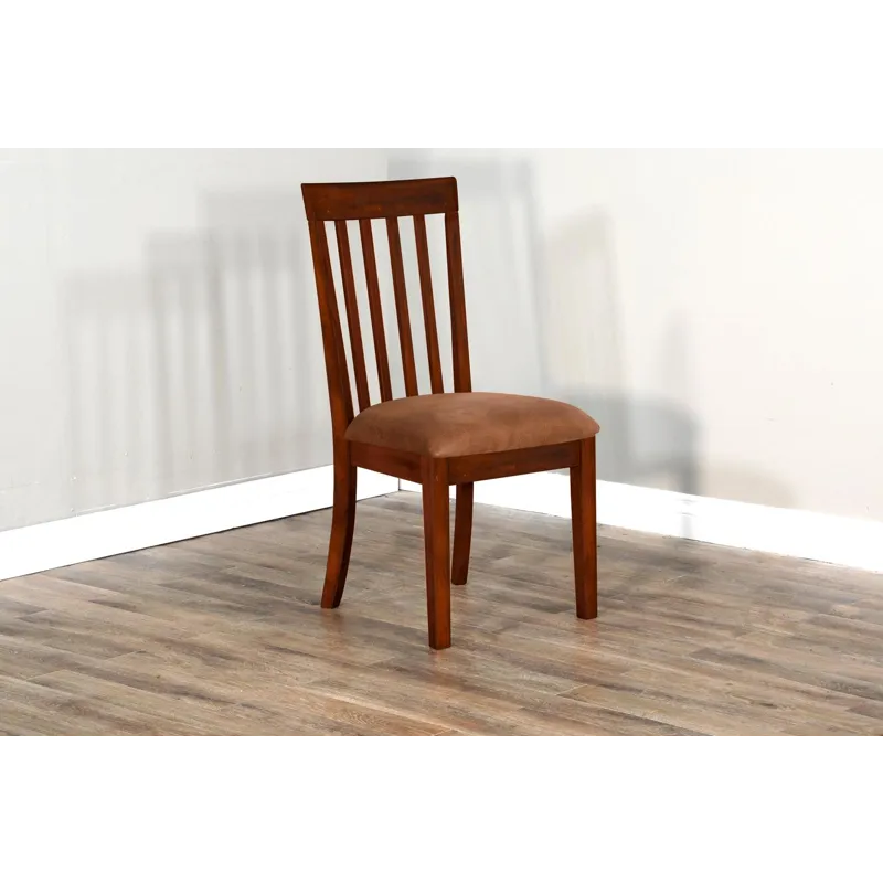 Santa Fe Slatback Chair, Cushion Seat