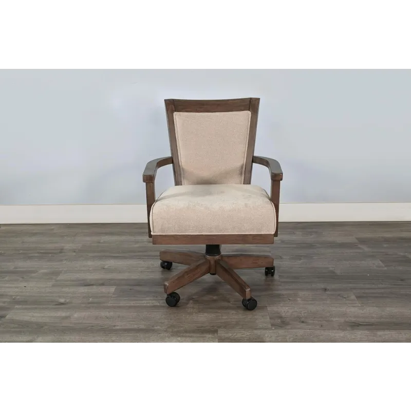 Doe Valley Game Chair w/ Casters, Cushion Seat & Back