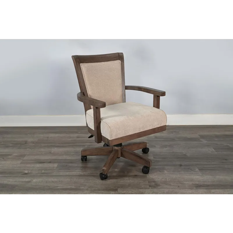 Doe Valley Game Chair w/ Casters, Cushion Seat & Back