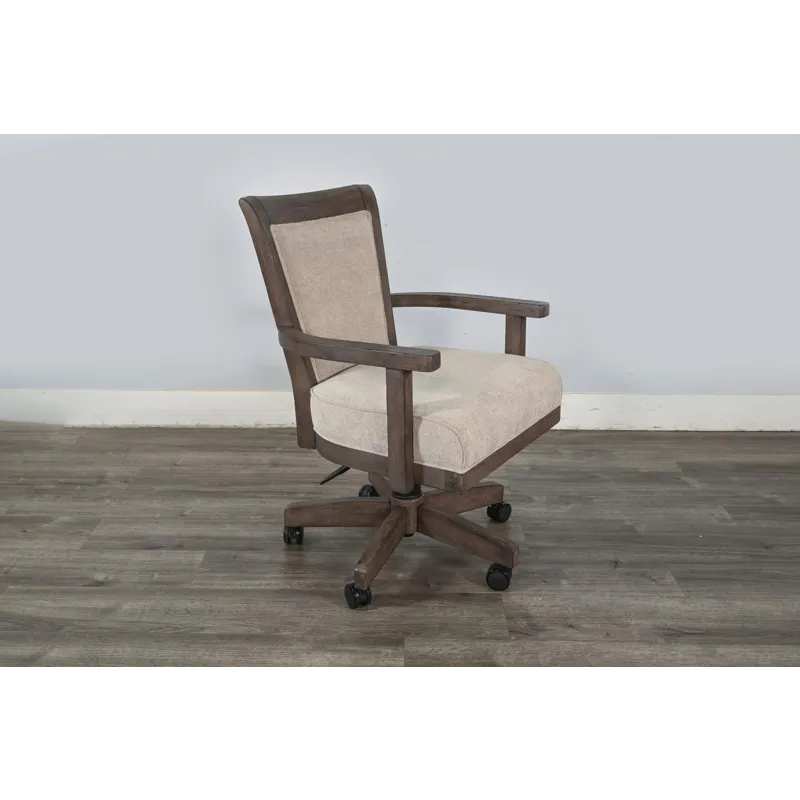 Doe Valley Game Chair w/ Casters, Cushion Seat & Back