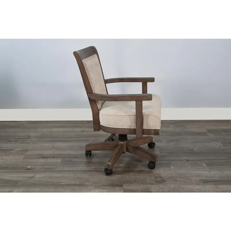 Doe Valley Game Chair w/ Casters, Cushion Seat & Back