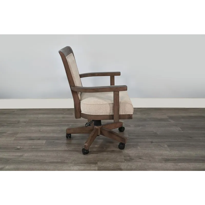 Doe Valley Game Chair w/ Casters, Cushion Seat & Back