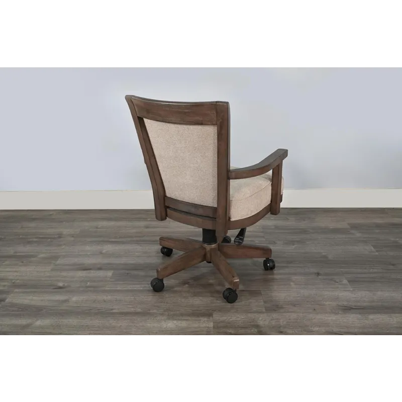 Doe Valley Game Chair w/ Casters, Cushion Seat & Back