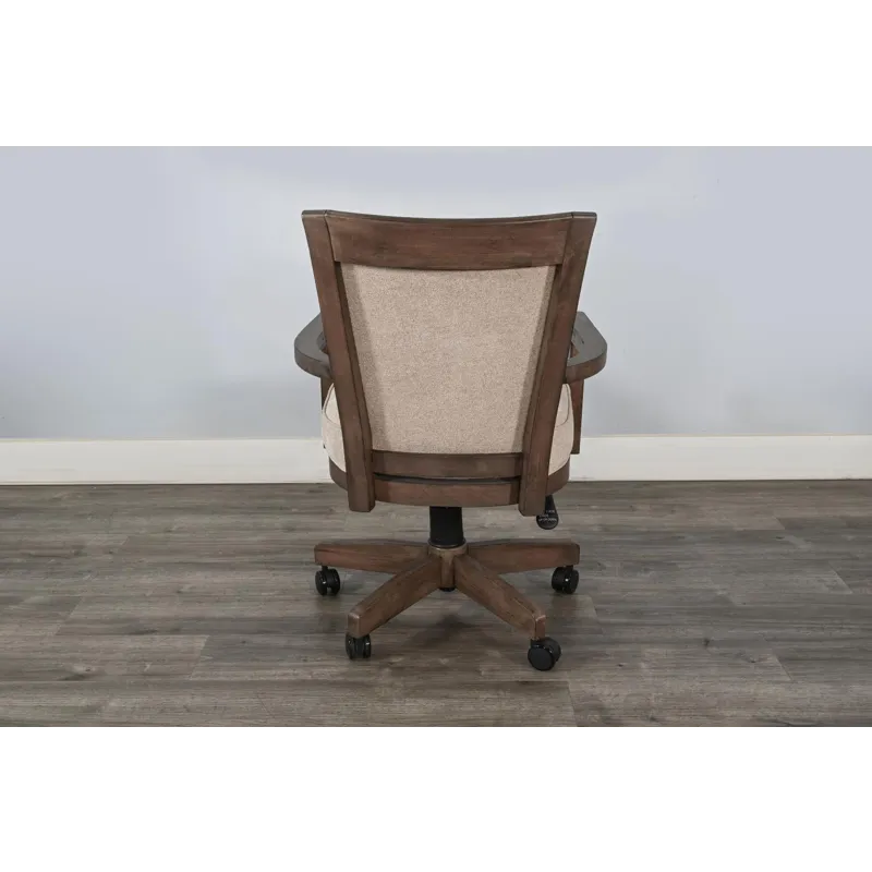 Doe Valley Game Chair w/ Casters, Cushion Seat & Back