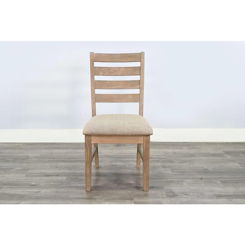 Evy Ladderback Dining Chair, Cushion Seat