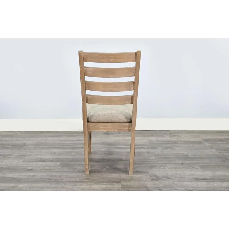 Evy Ladderback Dining Chair, Cushion Seat