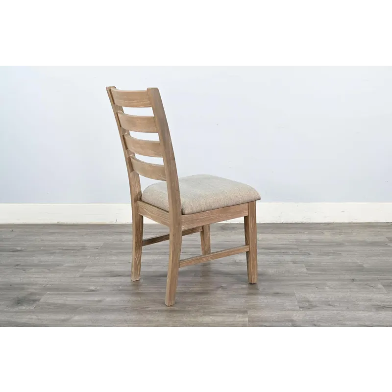 Evy Ladderback Dining Chair, Cushion Seat