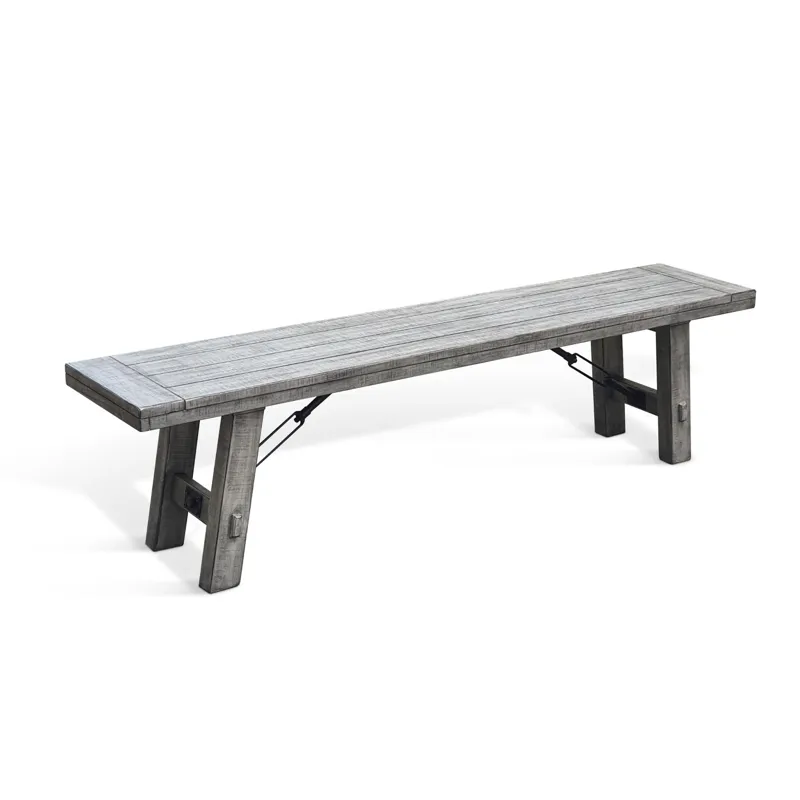 Alpine Bench w/ Turnbuckle, Wood Seat
