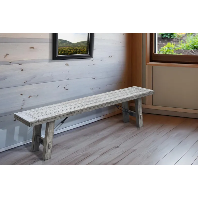Alpine Bench w/ Turnbuckle, Wood Seat