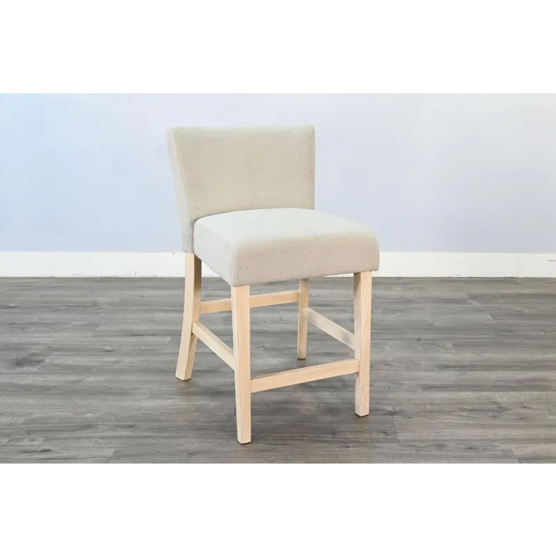 Amora 24" Counter Stool, Cushion Seat