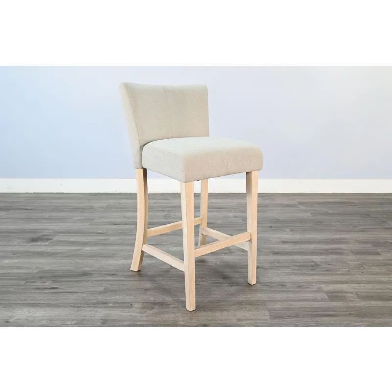 Amora 30" Bar Stool, Cushion Seat