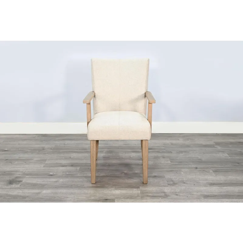 Willow Highback Dining Chair w/ Arm, Cushion Seat