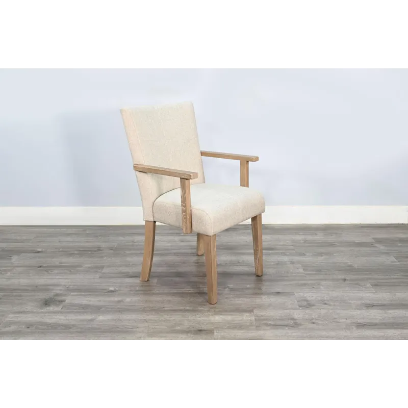 Willow Highback Dining Chair w/ Arm, Cushion Seat