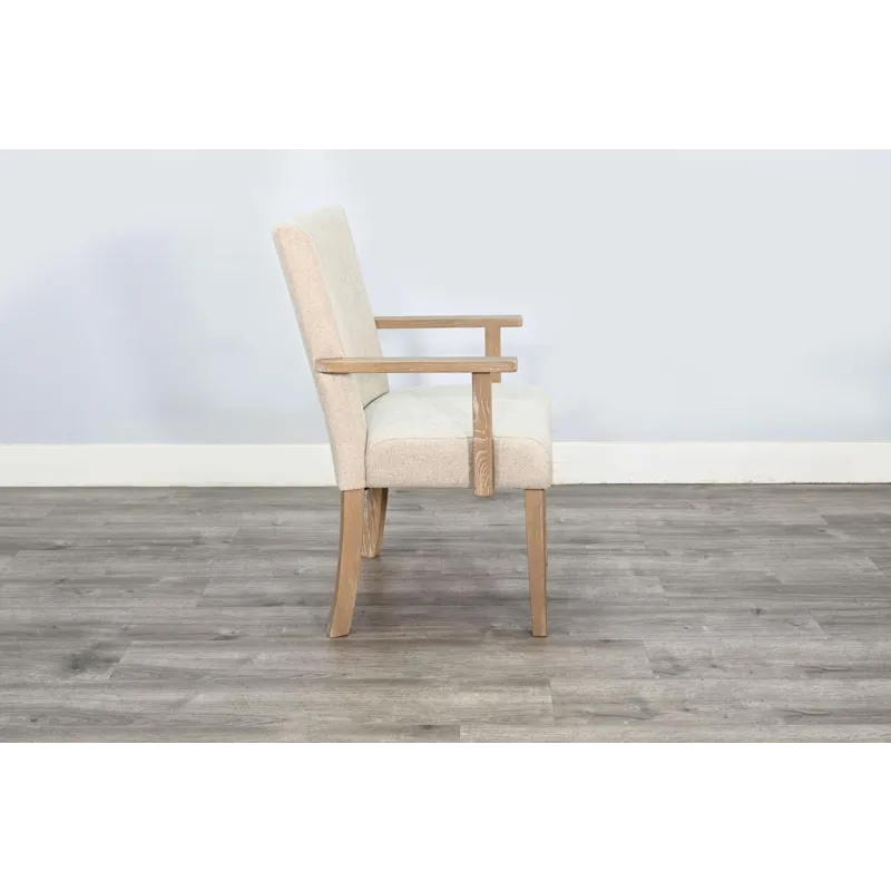 Willow Highback Dining Chair w/ Arm, Cushion Seat