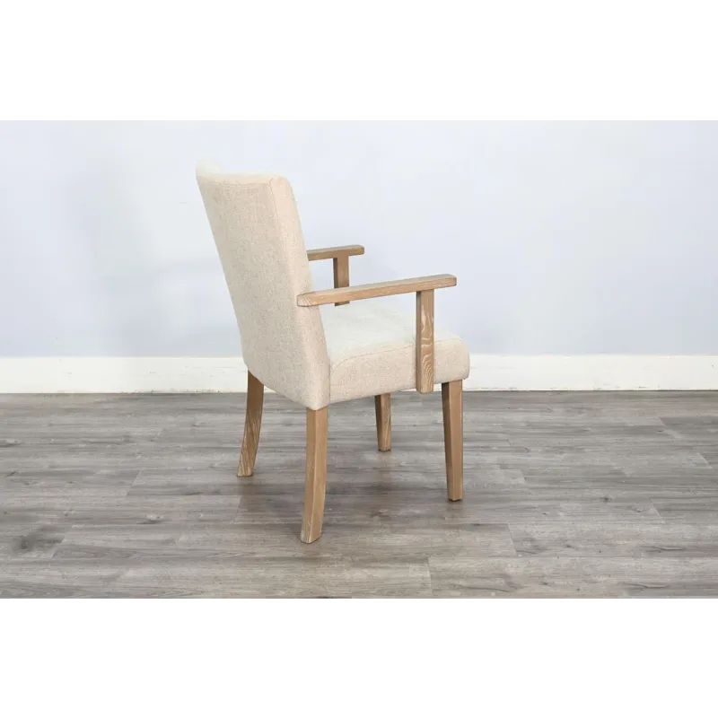 Willow Highback Dining Chair w/ Arm, Cushion Seat
