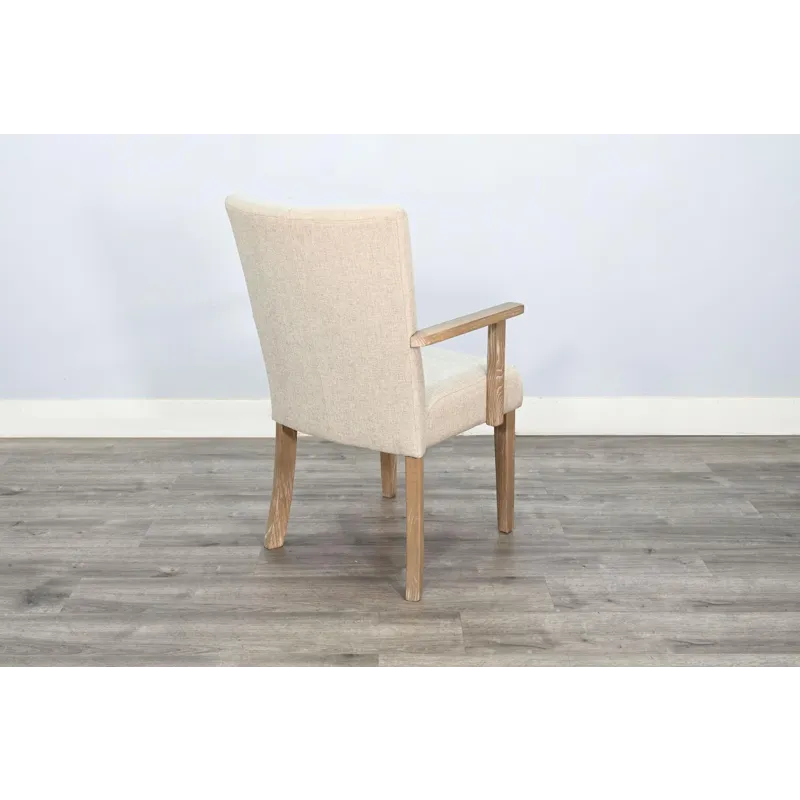 Willow Highback Dining Chair w/ Arm, Cushion Seat