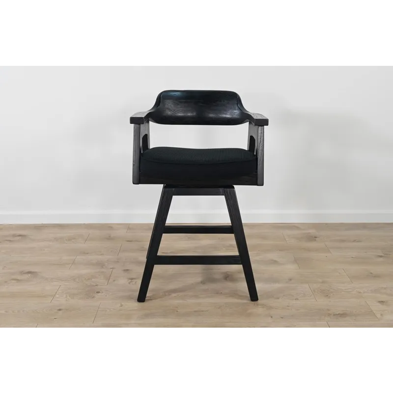 Wren Swivel Counter Stool, Cushion Seat