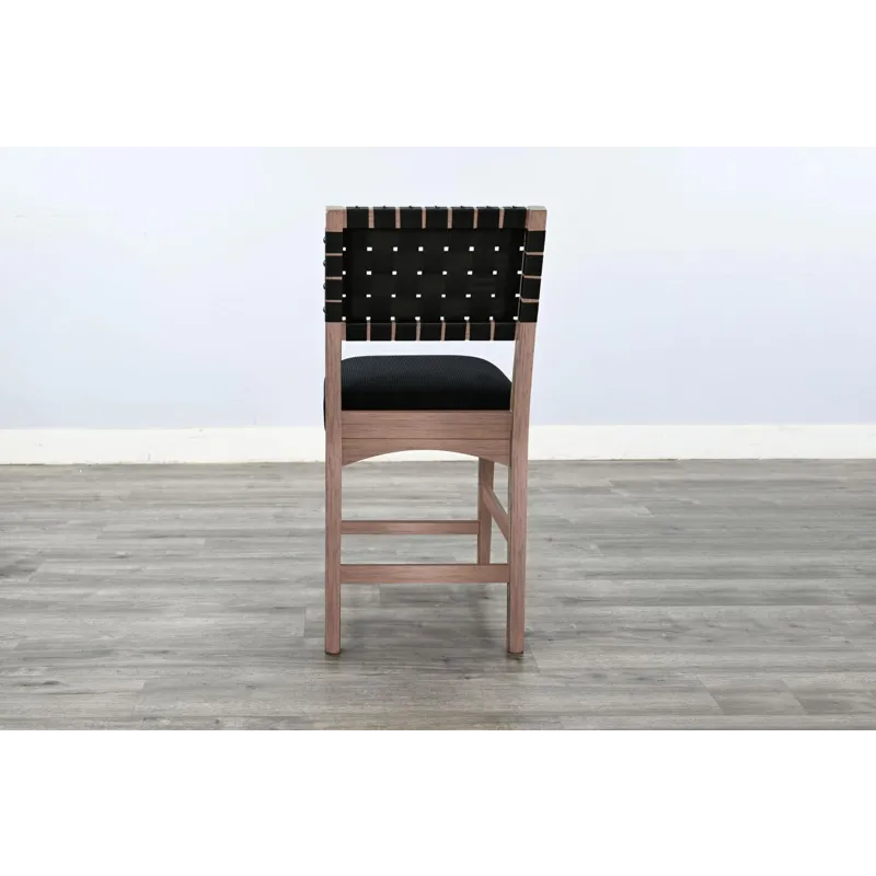 Arch Counter Stool, Cushion Seat & Webbed Back
