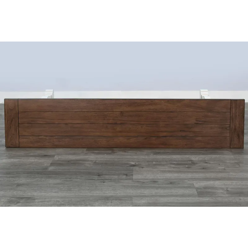 Charleston Dining Bench, Wood Seat