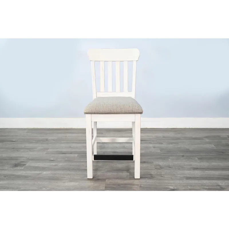 Charleston Counter Stool, Cushion Seat