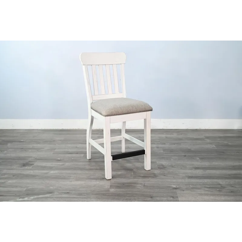 Charleston Counter Stool, Cushion Seat