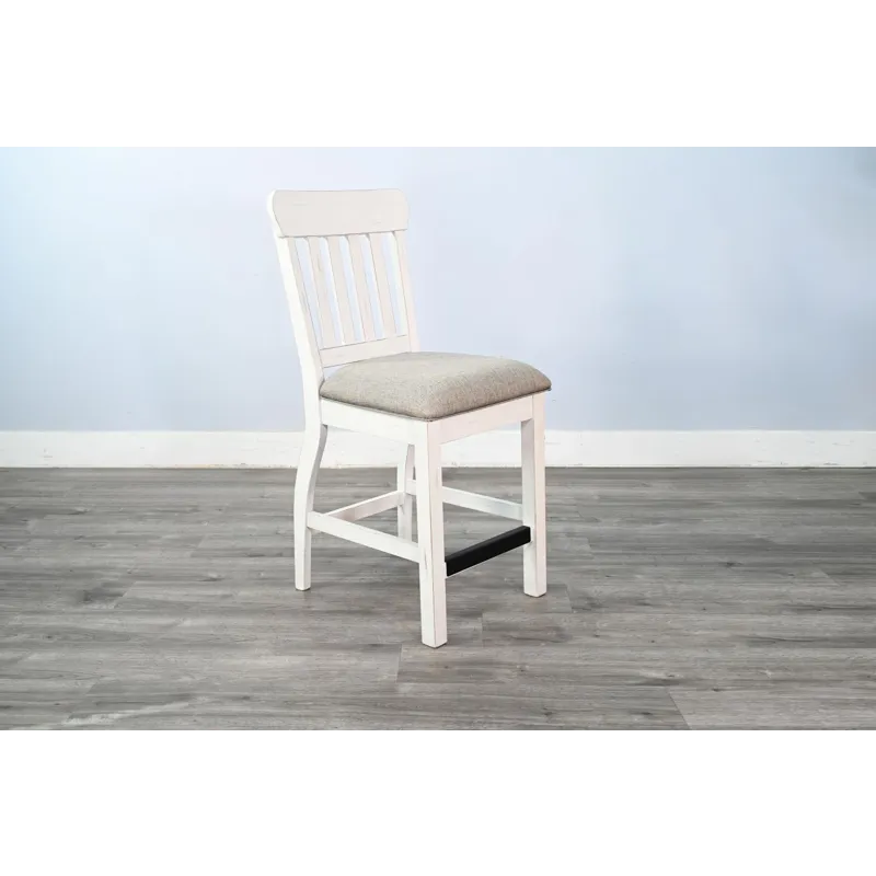 Charleston Counter Stool, Cushion Seat
