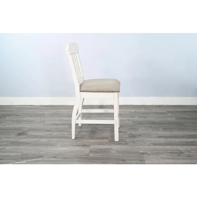 Charleston Counter Stool, Cushion Seat