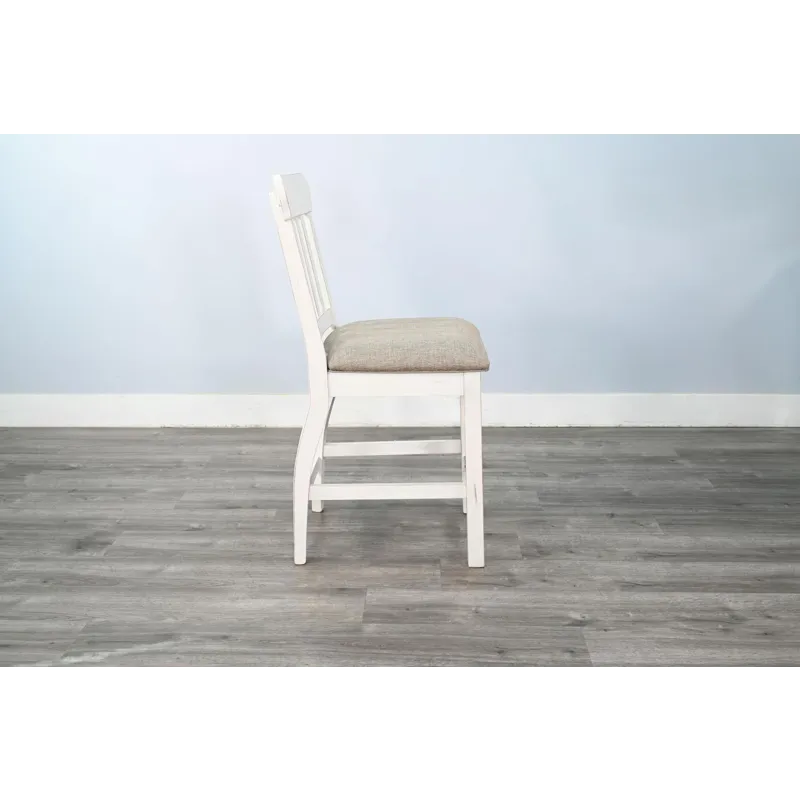 Charleston Counter Stool, Cushion Seat
