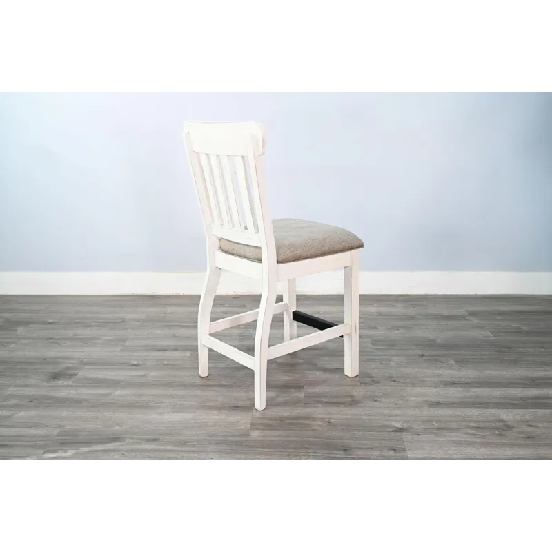 Charleston Counter Stool, Cushion Seat