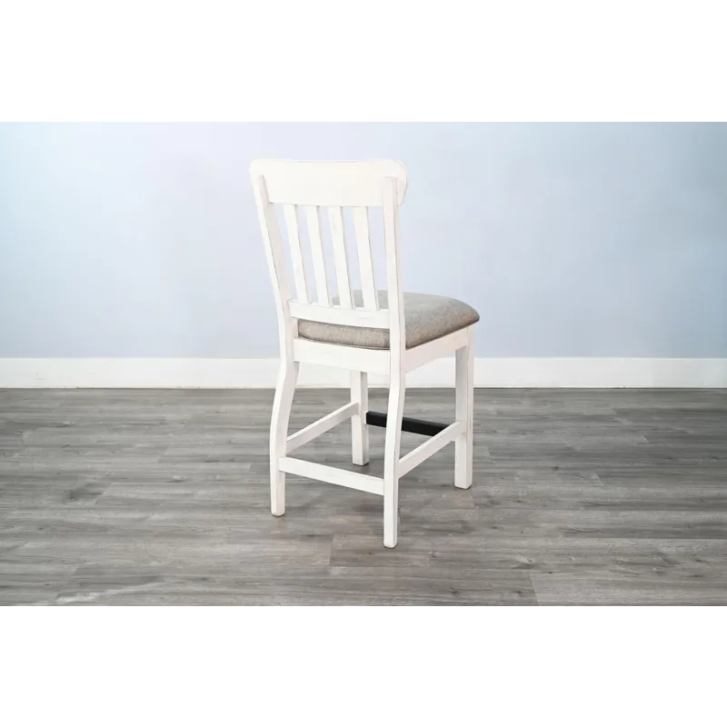 Charleston Counter Stool, Cushion Seat