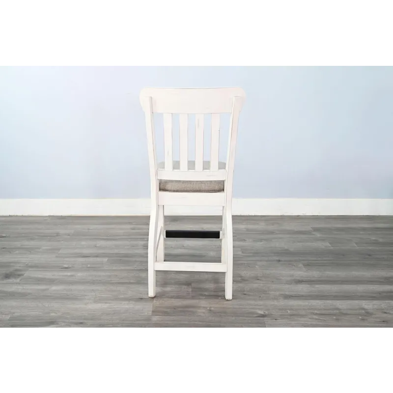 Charleston Counter Stool, Cushion Seat