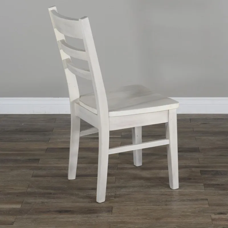 BAYSIDE Ladderback Chair, Wood Seat