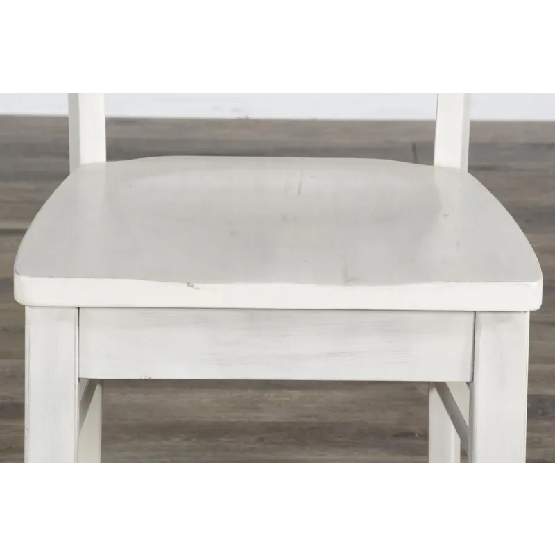BAYSIDE Ladderback Chair, Wood Seat