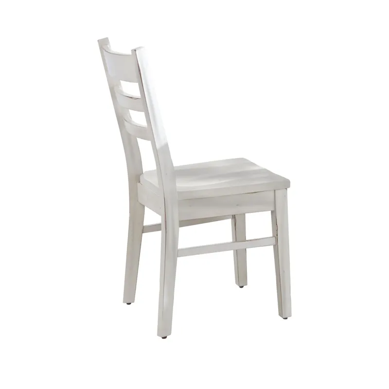 BAYSIDE Ladderback Chair, Wood Seat